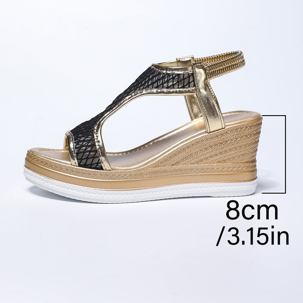 Elegant Orthopedic Slip-On Wedge Sandals for Women
