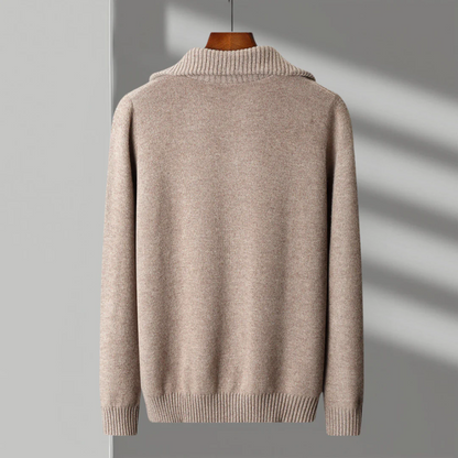 Taranto Merino Wol Zip Sweater