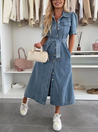 Anna | Maxi Denim Dress