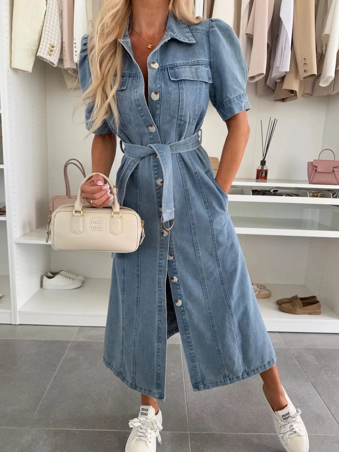 Anna | Maxi Denim Dress