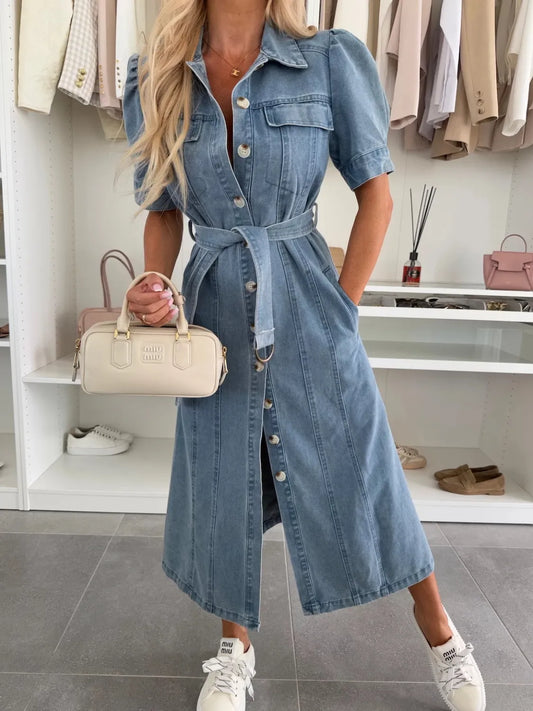 Anna | Maxi Denim Dress