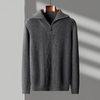 Taranto Merino Wol Zip Sweater