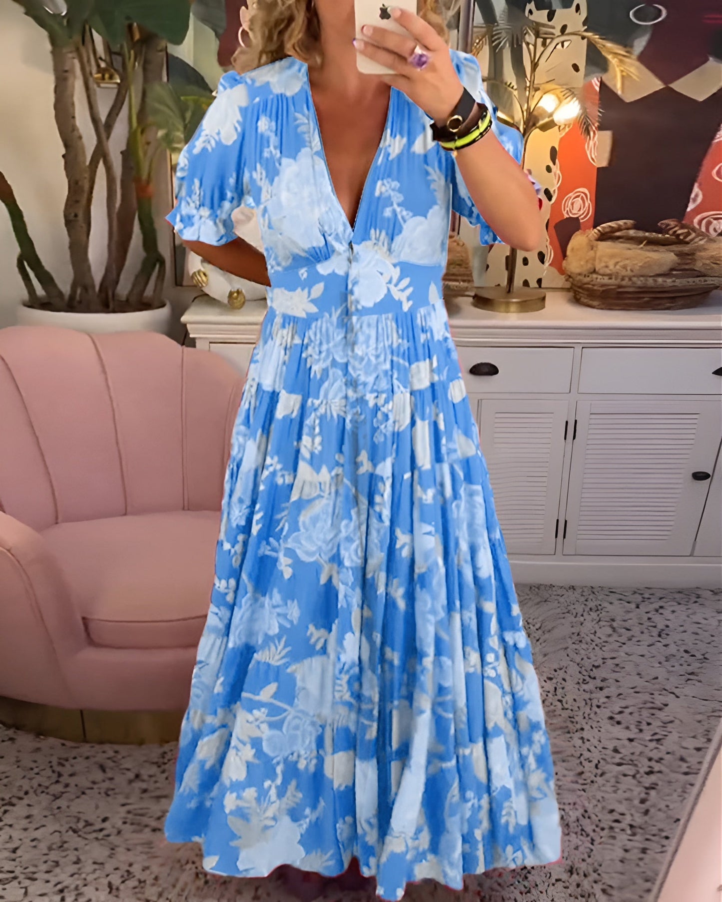 Carine™ – Airy Floral Dress