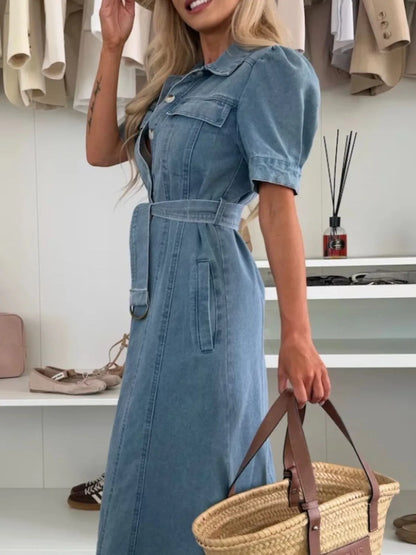 Anna | Maxi Denim Dress