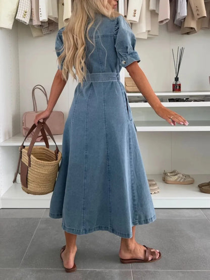 Anna | Maxi Denim Dress