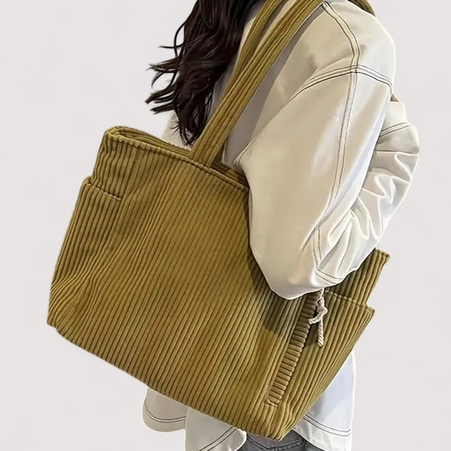 Ellinor™ | Ribbed Tote Bag