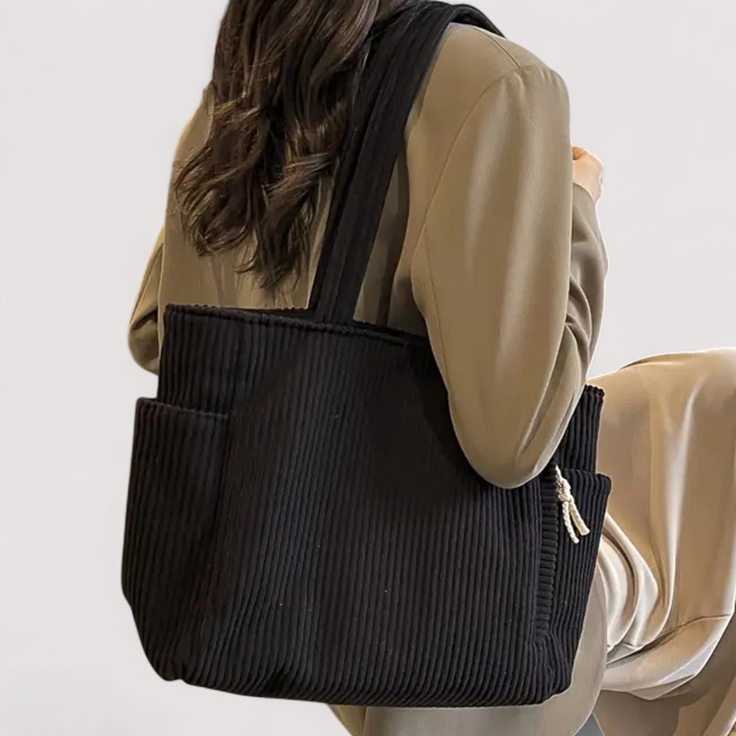 Ellinor™ | Ribbed Tote Bag