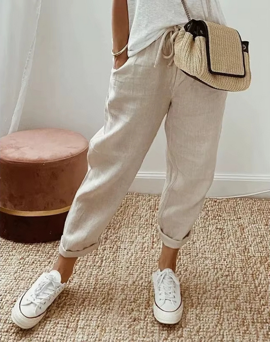Lynslinnen – Elin Linen Pants